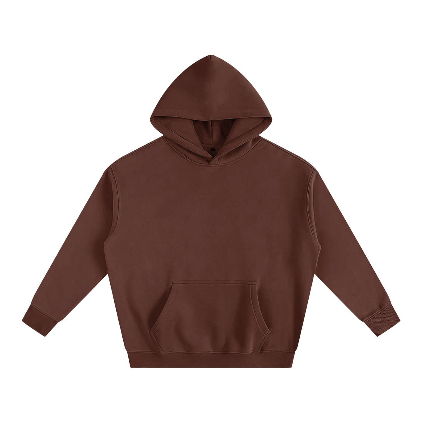 Oversize Cocoa Fleeced Hoodie