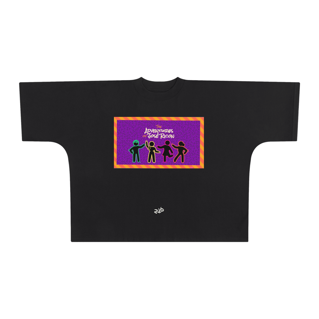 Oversize José Ricon One-piece Pattern Cut Boxy Tee