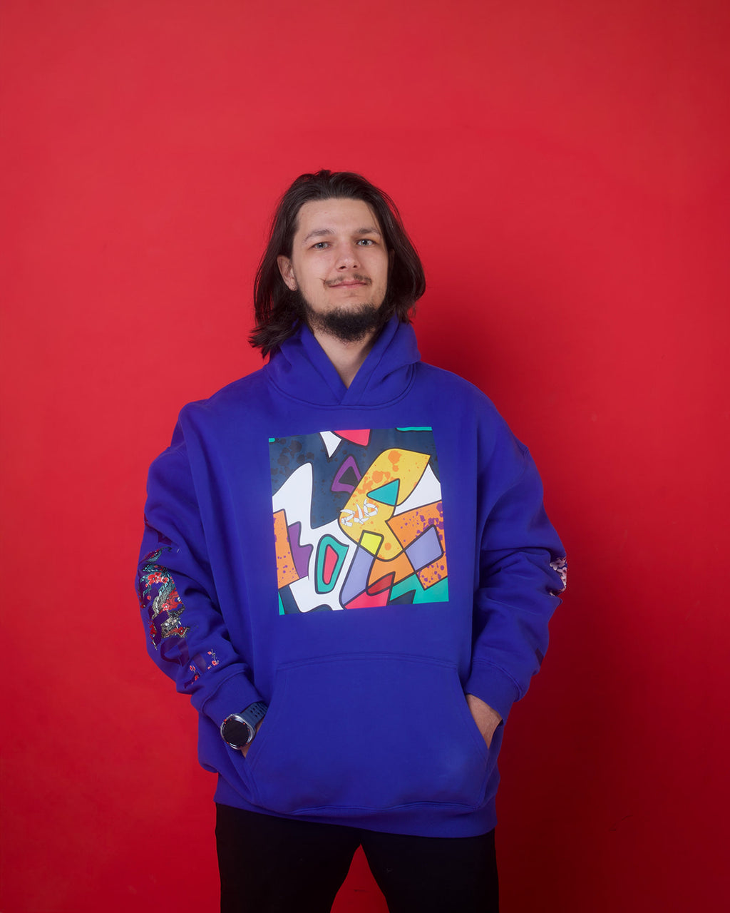 PM Dawn Bliss Oversized Ivory Fleece Hoodie