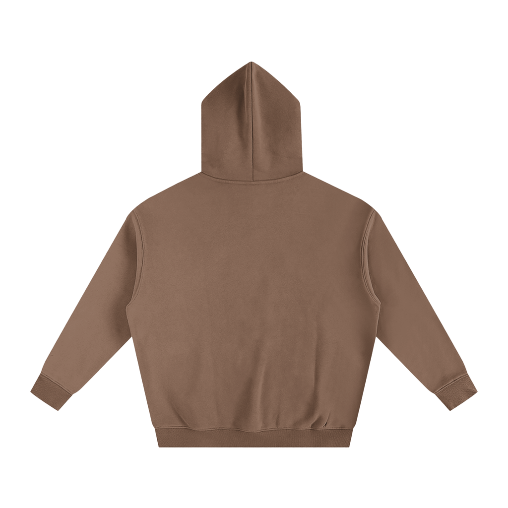 Oversize Cocoa Fleeced Hoodie