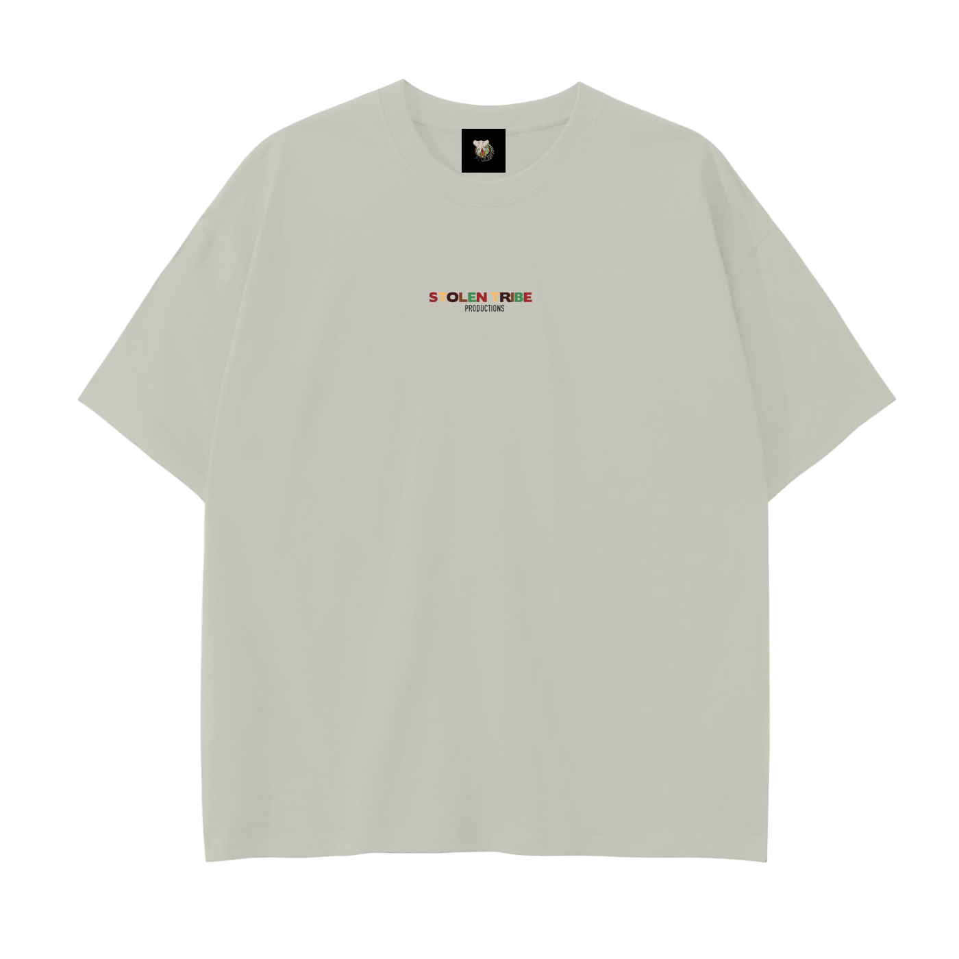 Drop Shoulder Stolen Ivory Trucker T-Shirt