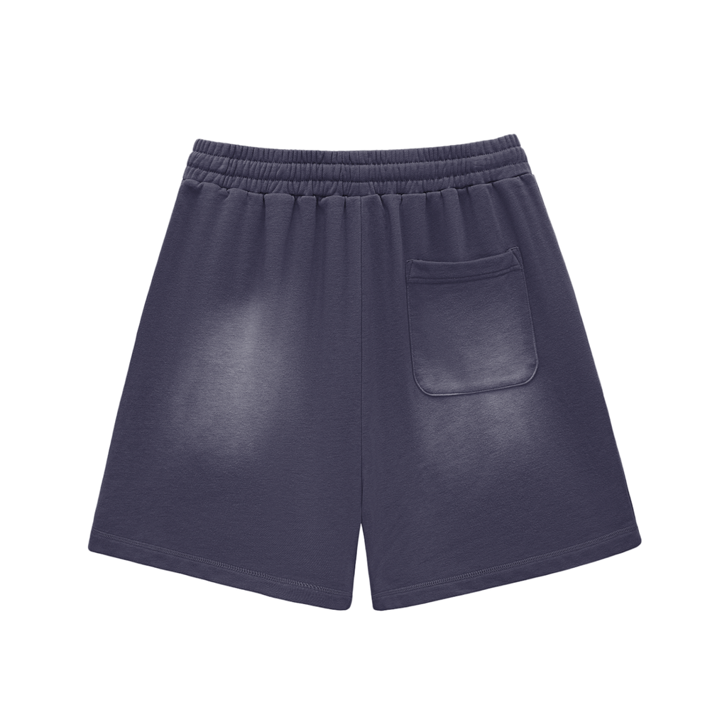 D-Hi Sun Fade Raw Edge Cotton Shorts