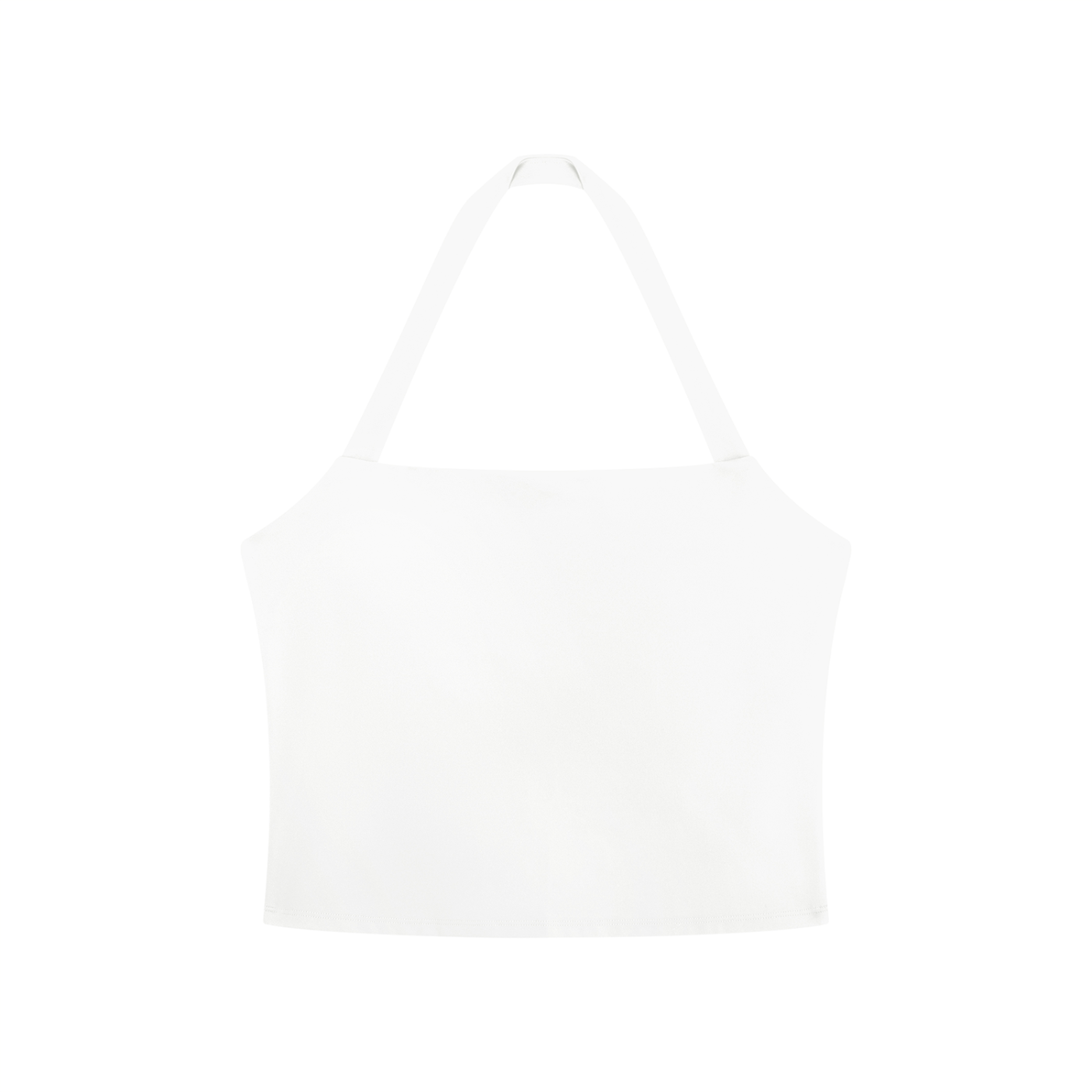 White tank top on a white background
