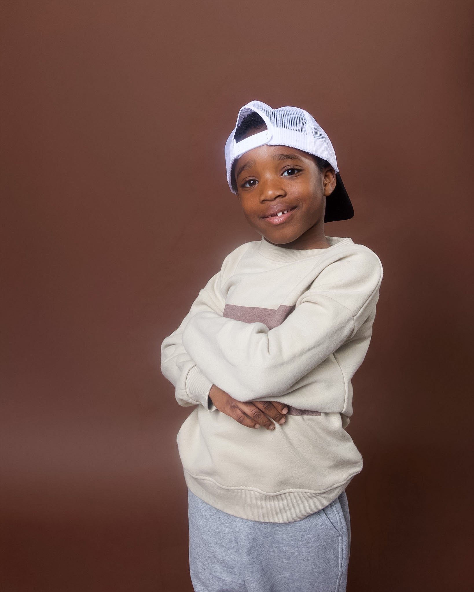 Brown Sugar Kids' Essential Fleece Sweatshirt