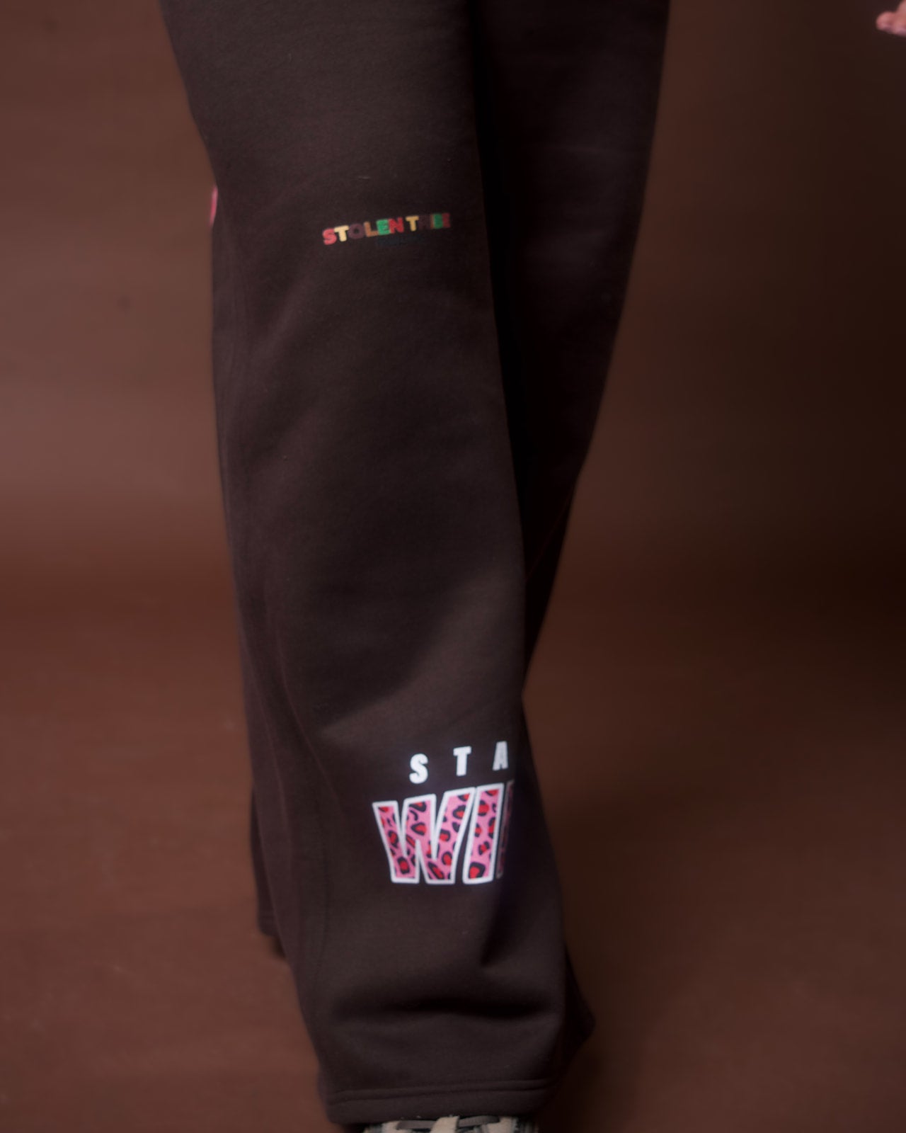 Goosebumps Fleece Drawstring Straight-Leg Sweatpants