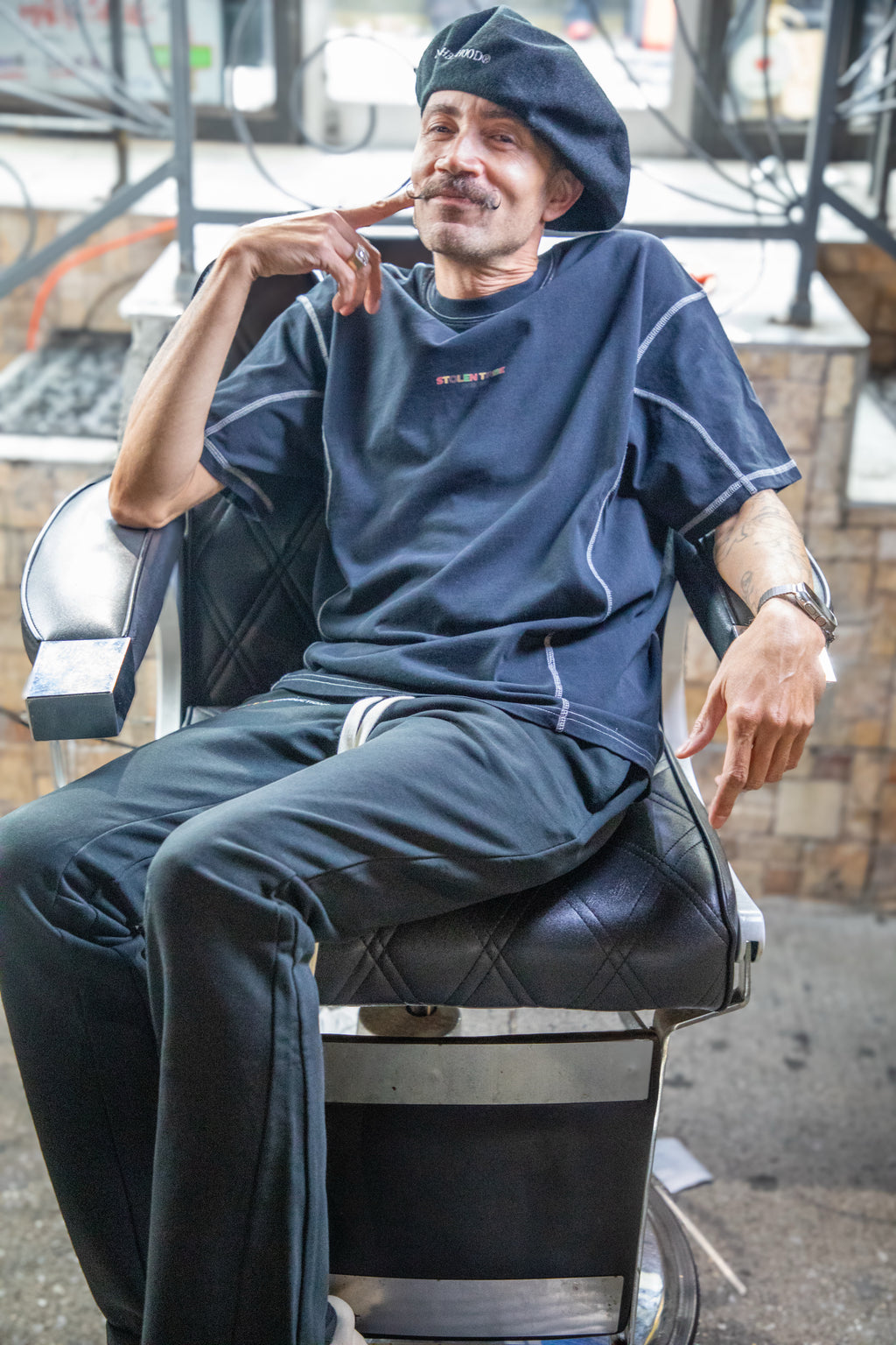 Ivory Flared Sweatpants