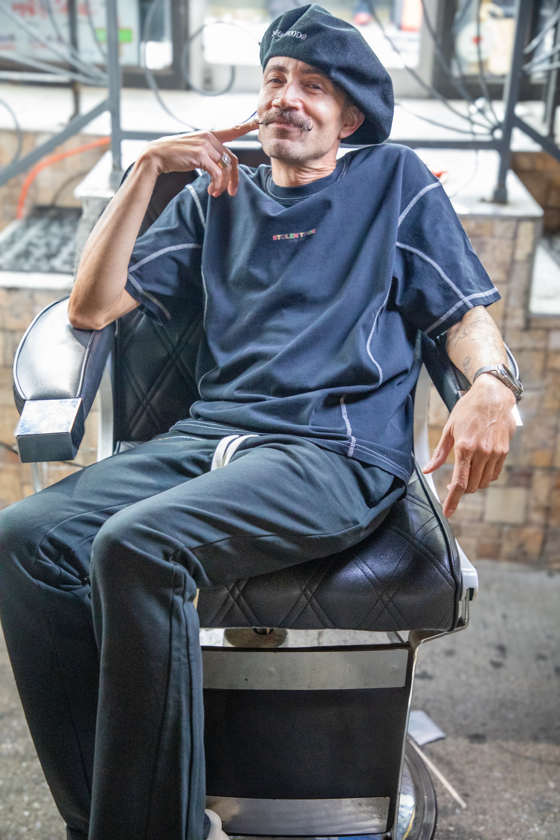 Ivory Flared Sweatpants