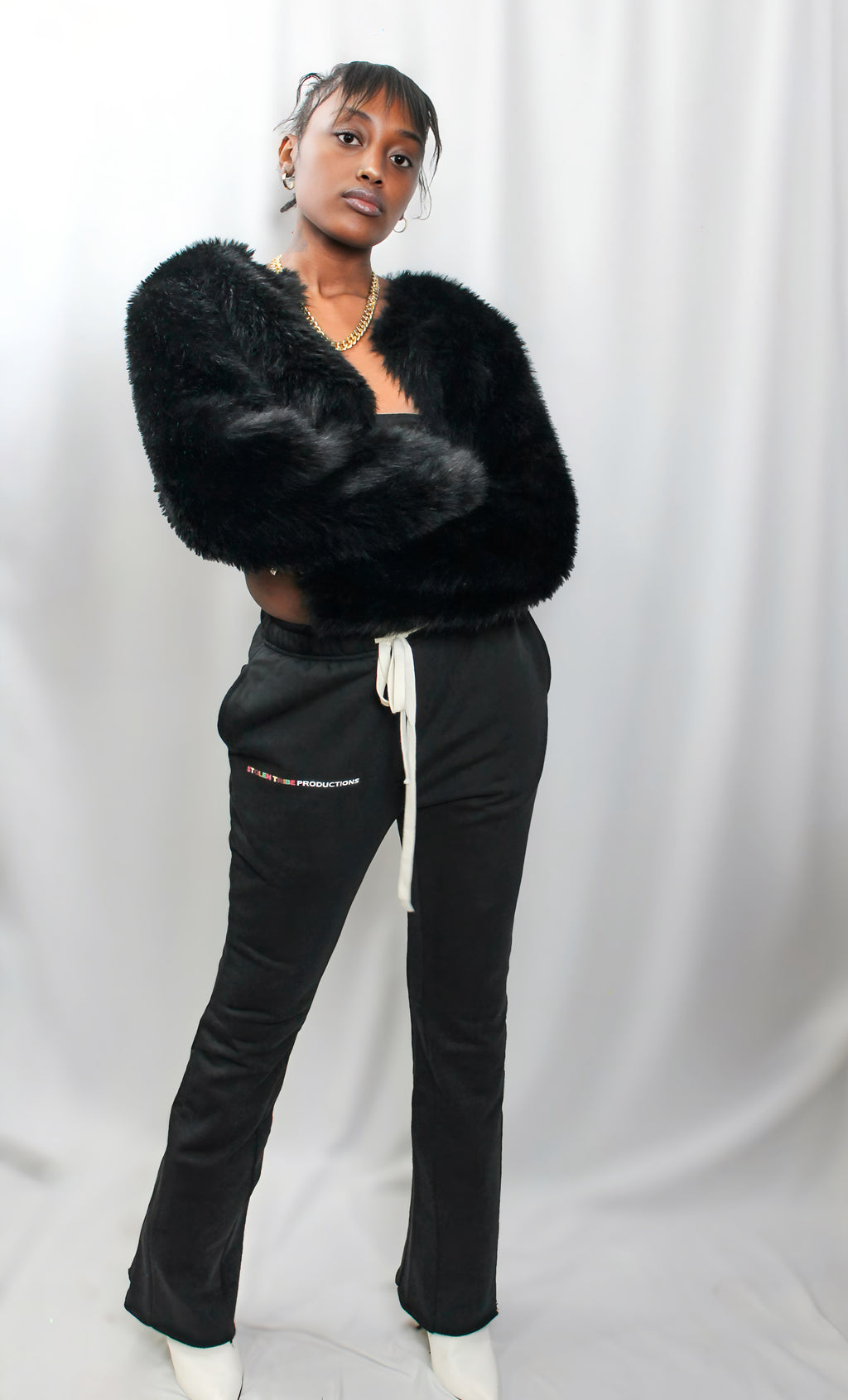 Ivory Flared Sweatpants