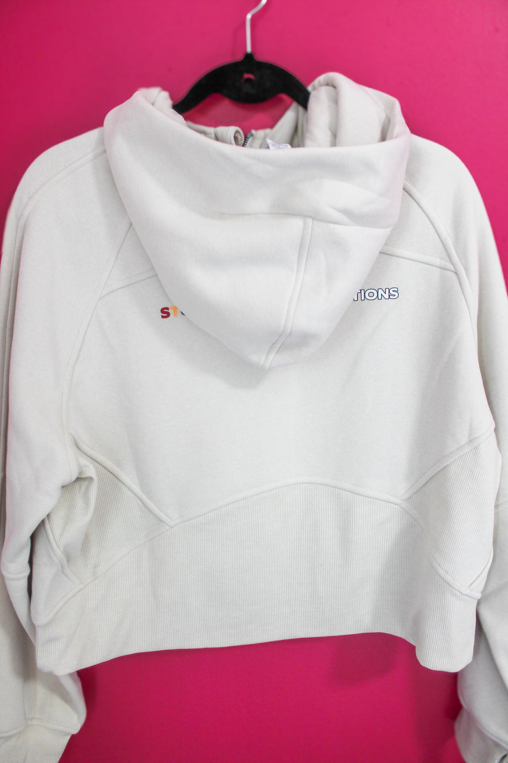 Cropped STP Crew Zip-Through Hoodie