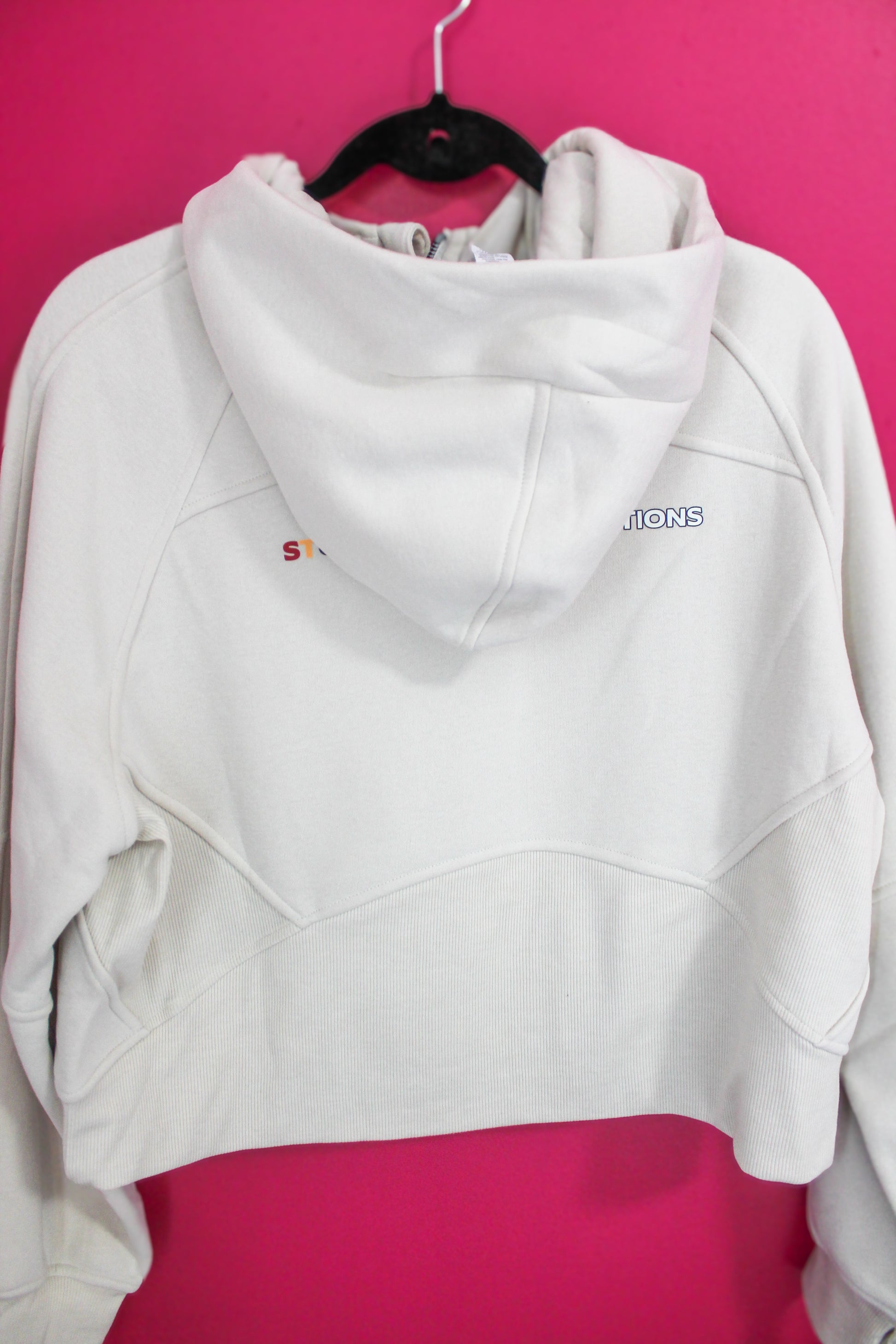 Cropped STP Crew Zip-Through Hoodie