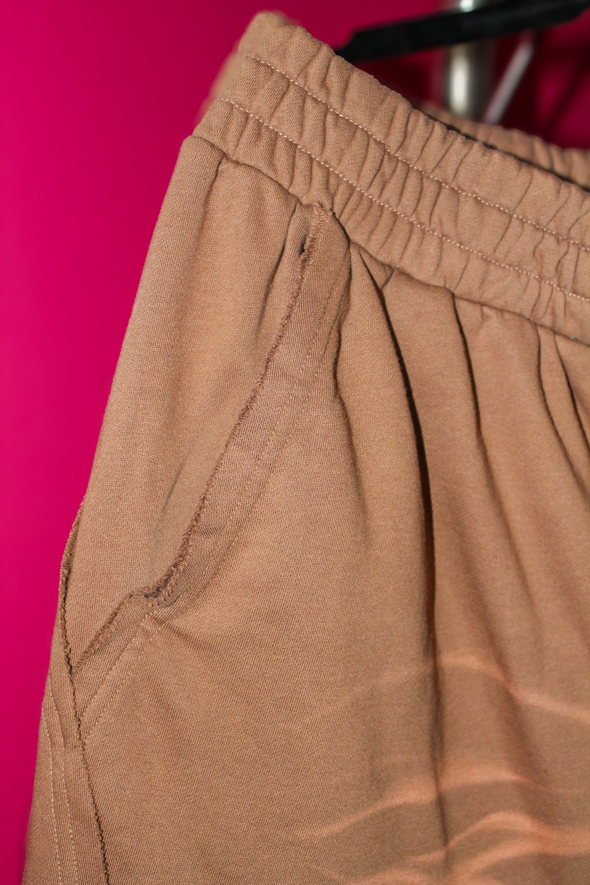 Heavyweight  Vintage Washed  Ivory Tiger Stripes Short Pants