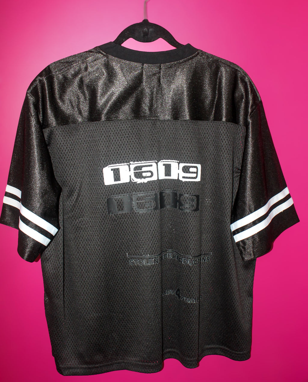 BlaKk America Taped Mesh Jersey T-Shirt