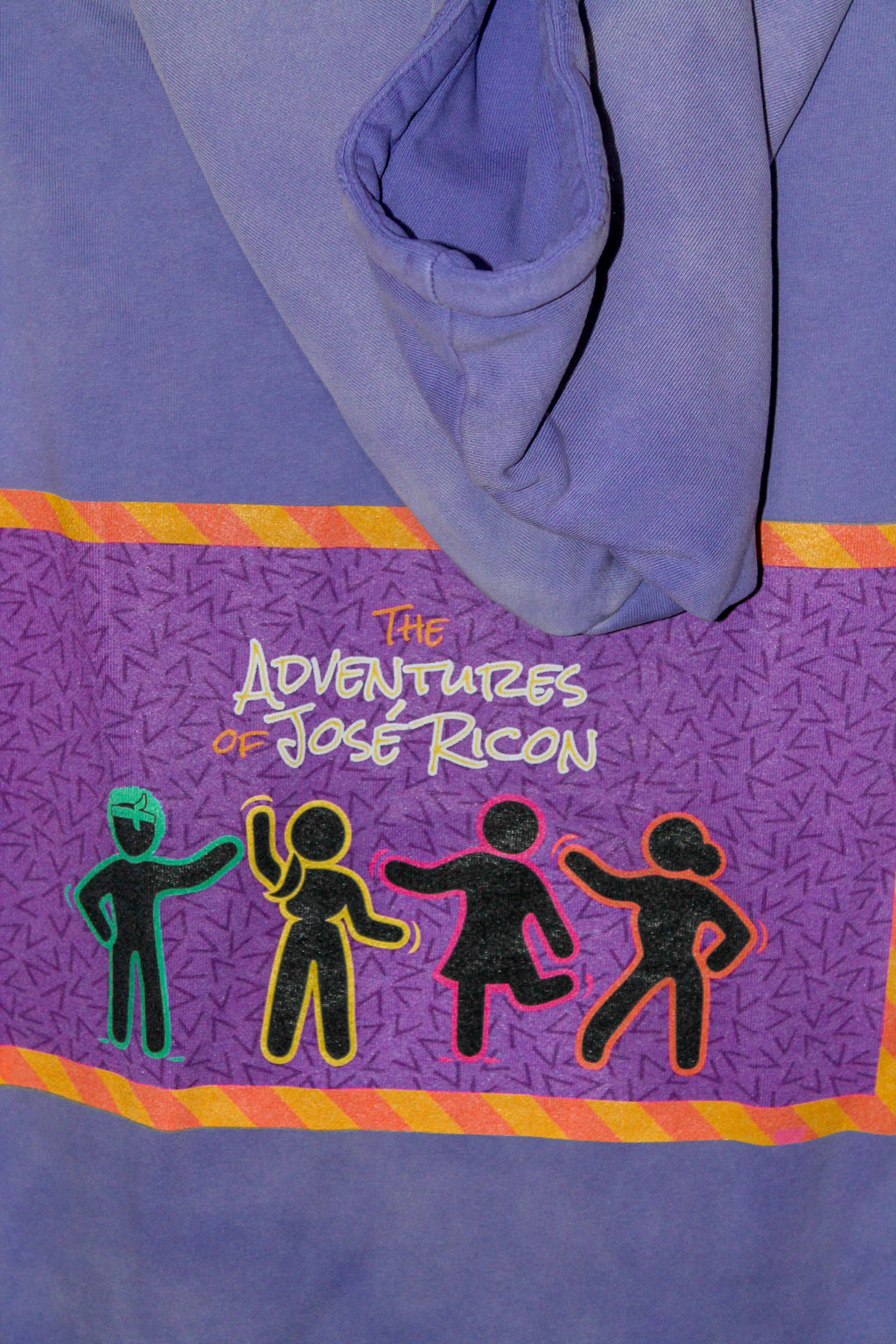 Distressed José Ricon Pure Cotton Hand-Frayed Monkey Washed Hoodie