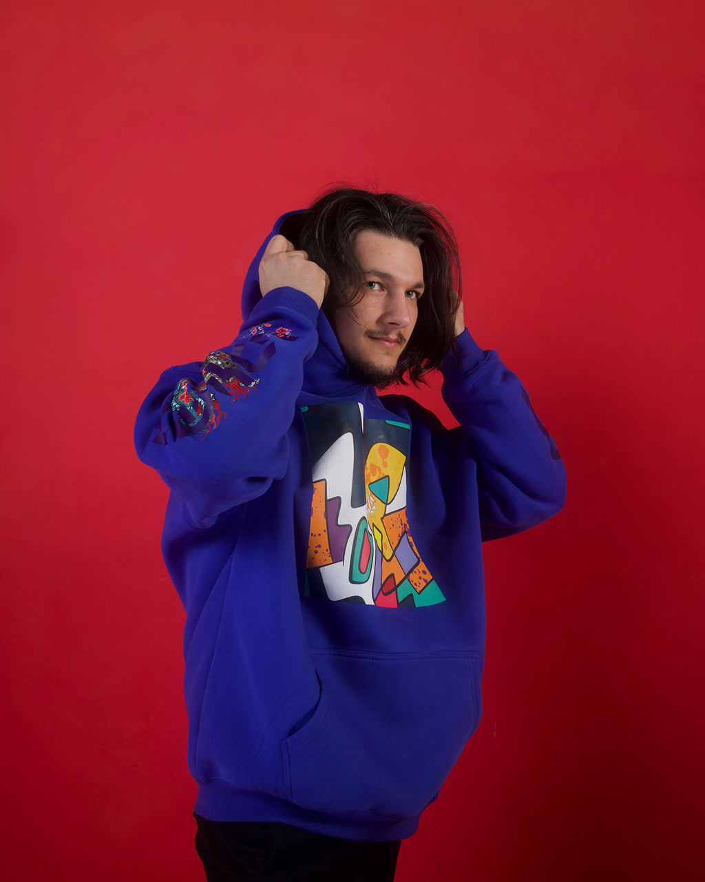 PM Dawn Bliss Oversized Ivory Fleece Hoodie