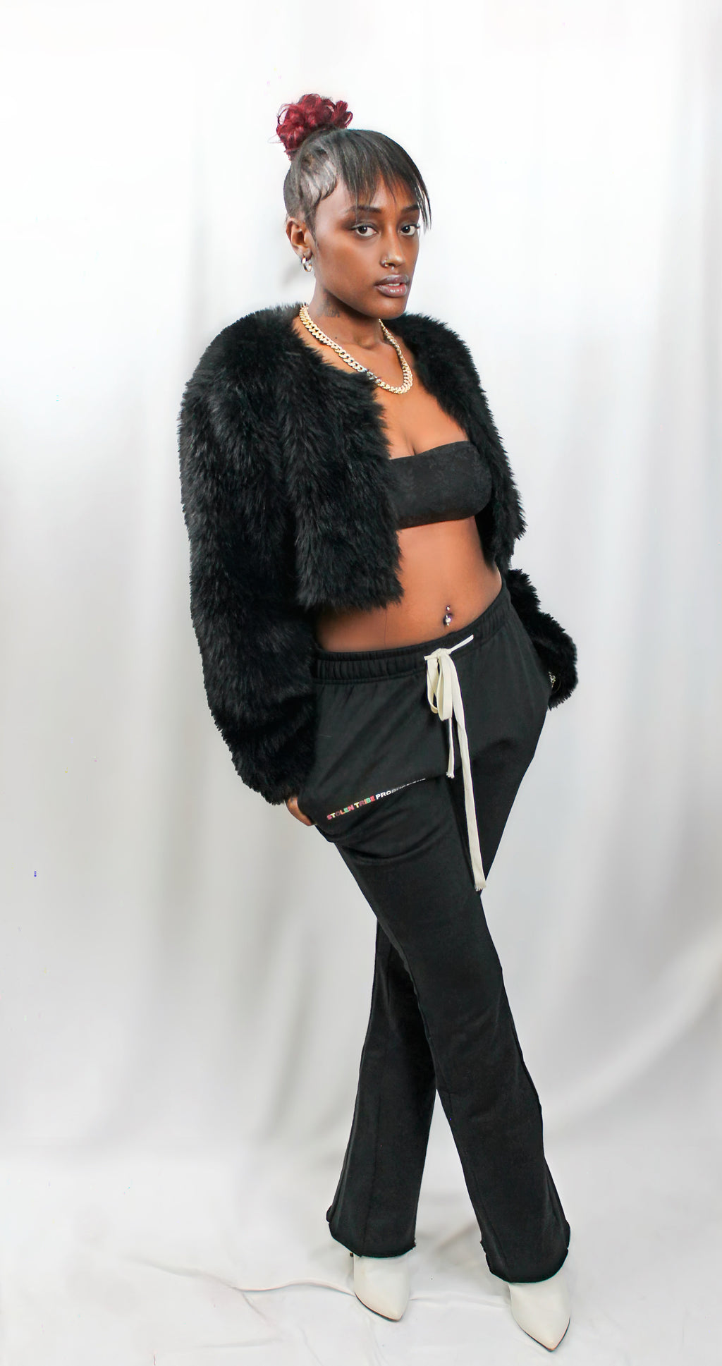 Ivory Flared Sweatpants