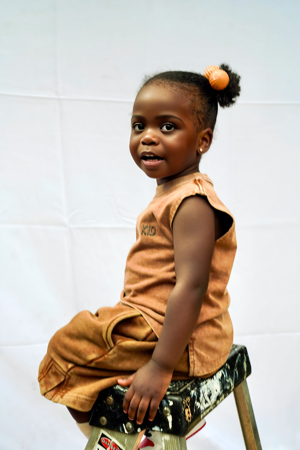 Tribe Jr Dominican kids Snow Washed Tank Top