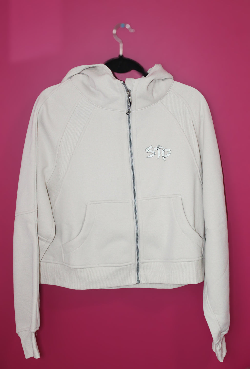 Cropped STP Crew Zip-Through Hoodie