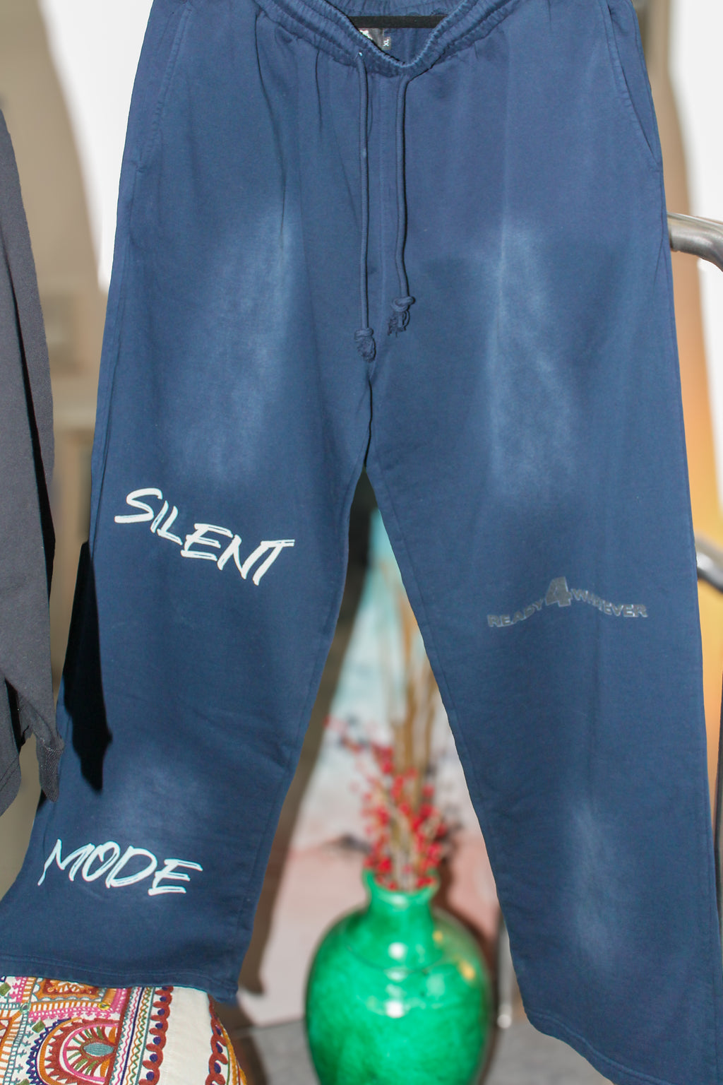 Effortless Athleisure Pure Cotton Handcrafted Monkey Wash Loose fit Sweatpants