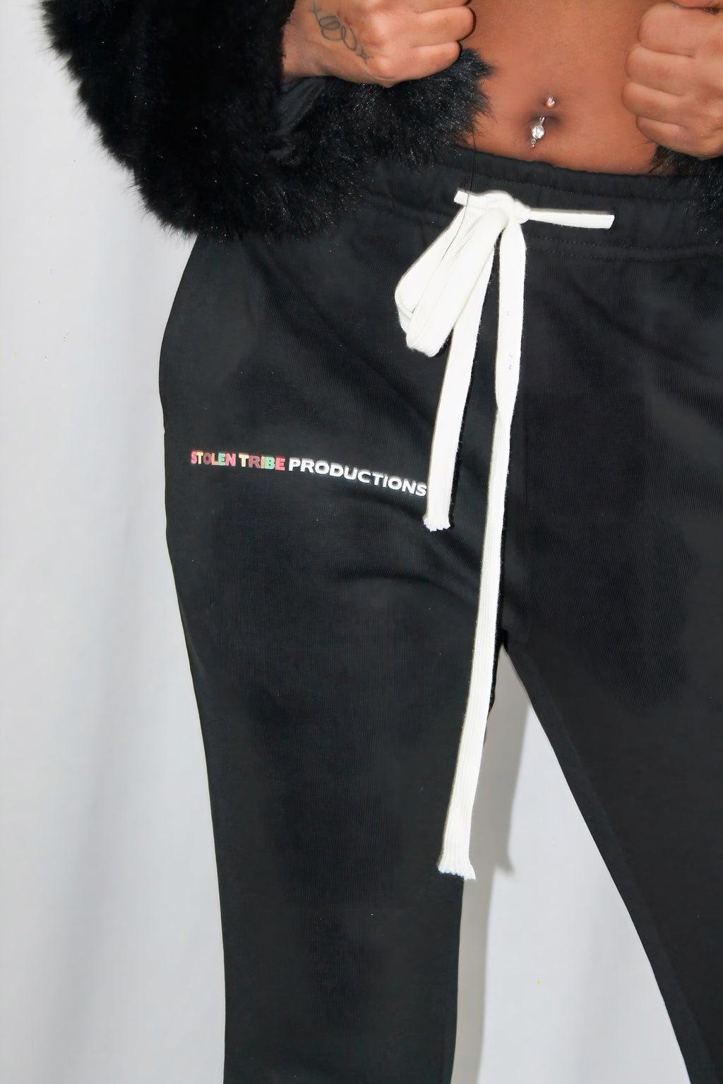 Ivory Flared Sweatpants