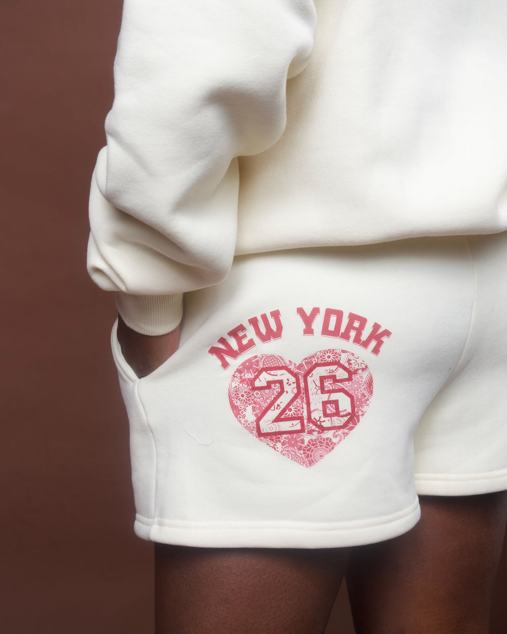 Bonita Bee Fleece Drawstring Sweatshorts