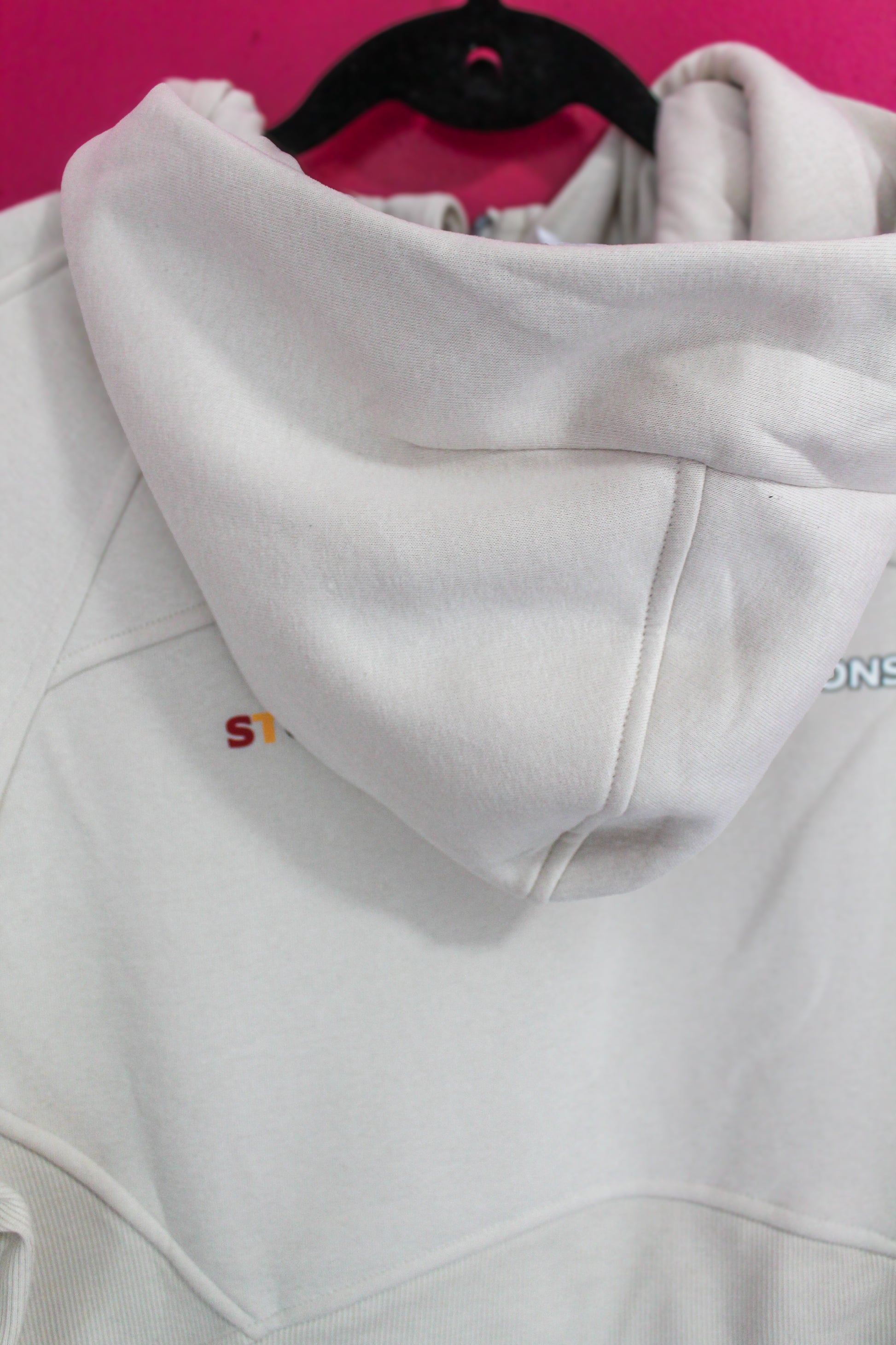 Cropped STP Crew Zip-Through Hoodie