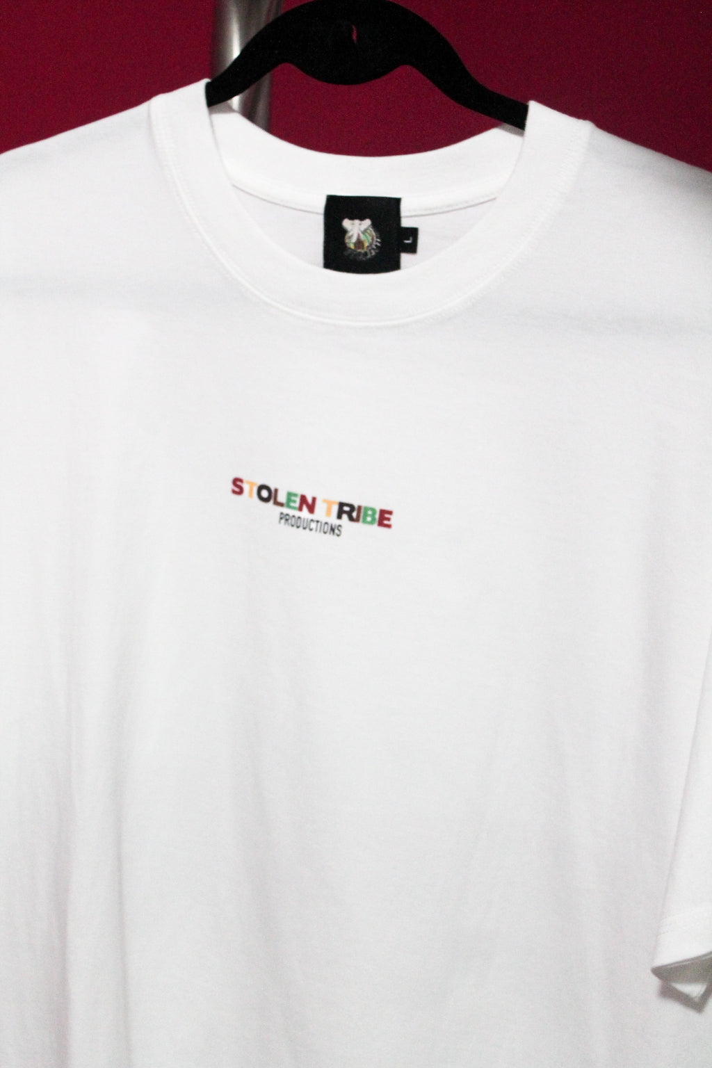 Drop Shoulder Stolen Ivory Trucker T-Shirt