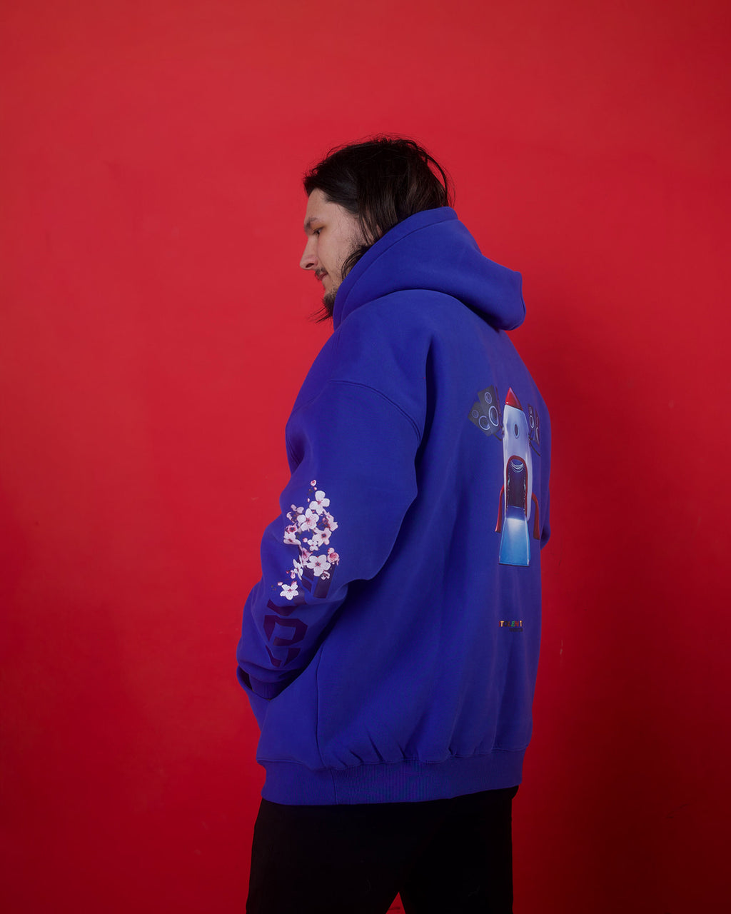 PM Dawn Bliss Oversized Ivory Fleece Hoodie