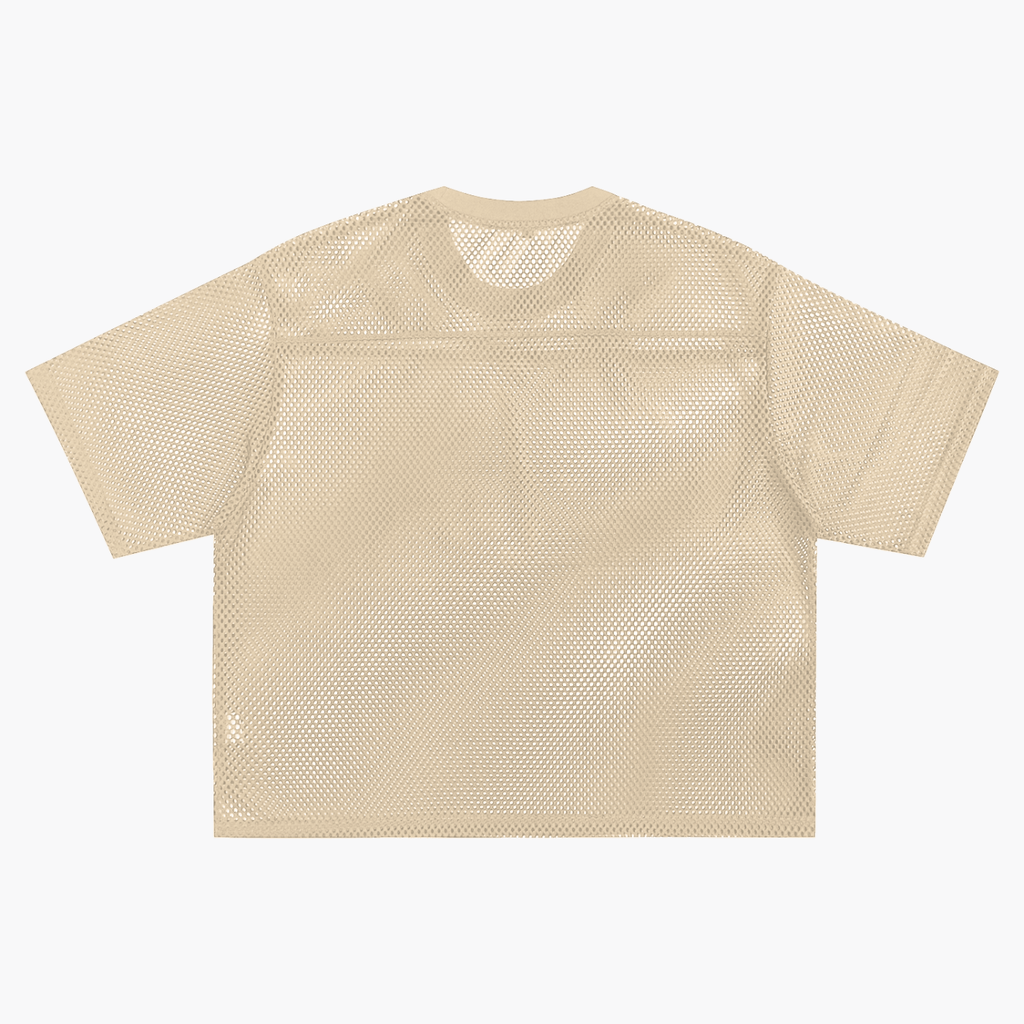 See-through Boxy Net STP T-shirt