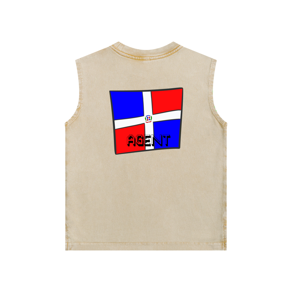 Tribe Jr Dominican kids Snow Washed Tank Top