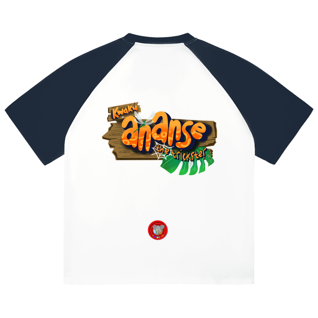 Color-Blocked Raglan Sleeve T-shirt