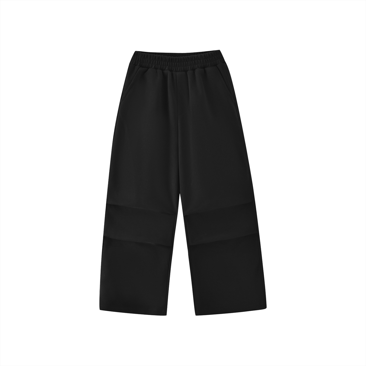 Black pants on a white background