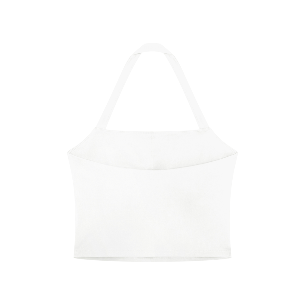 White tank top on a white background