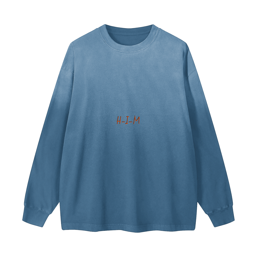 Gradient Vintage Washed Long Sleeve Tee