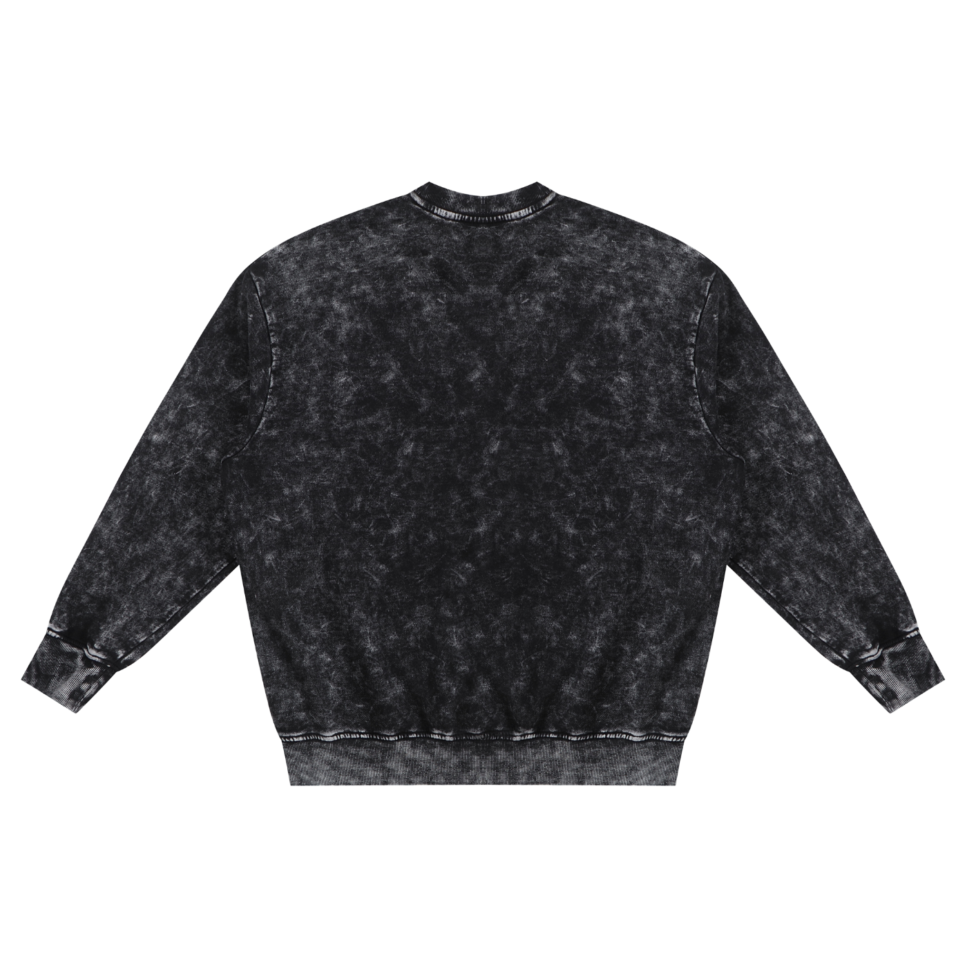 Snow Washed Hand-Frayed BlaKk King SAMO Sweatshirt