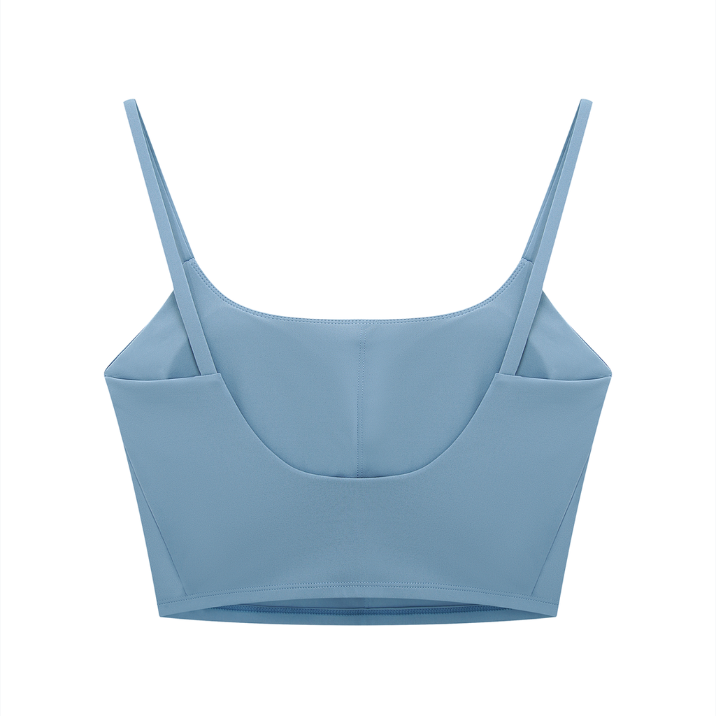 Women's Goals Solid Color Sports Bra