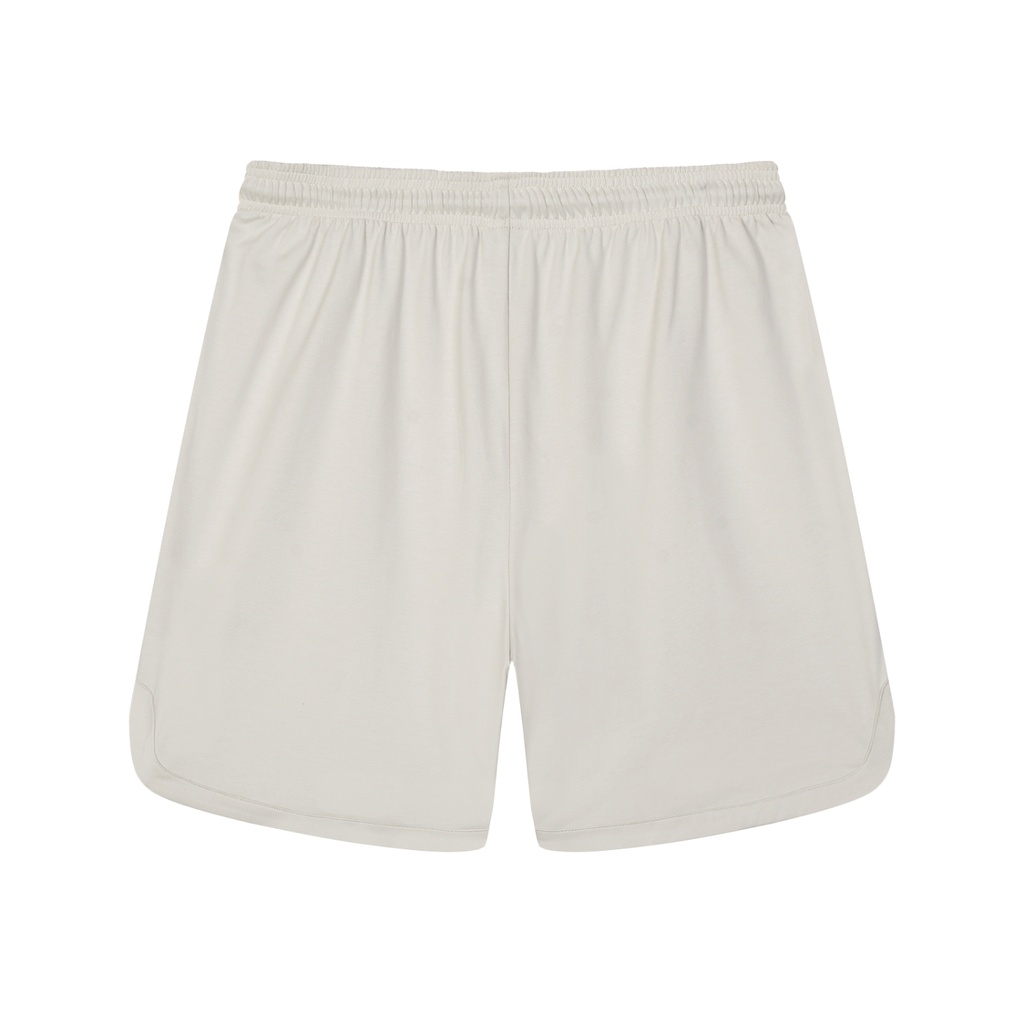 Mesh-Lined Ivory Quick-Dry Performance Shorts
