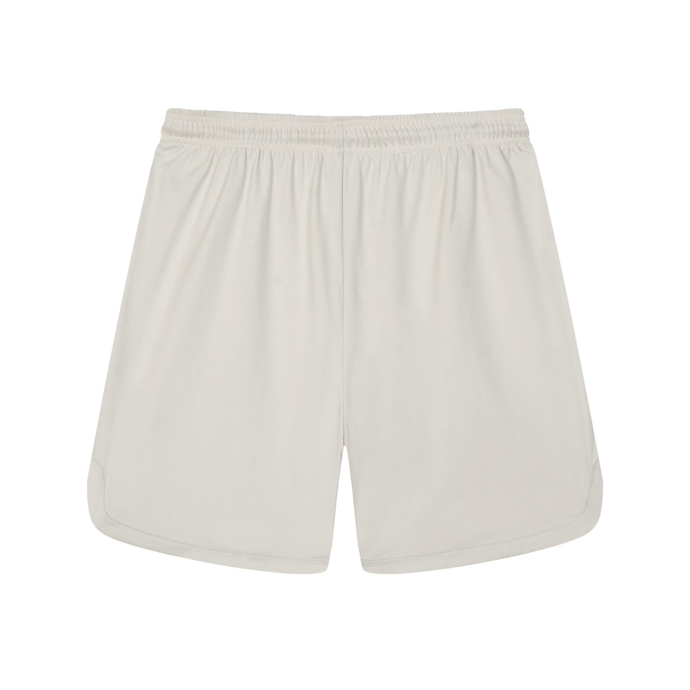 Mesh-Lined Ivory Quick-Dry Performance Shorts