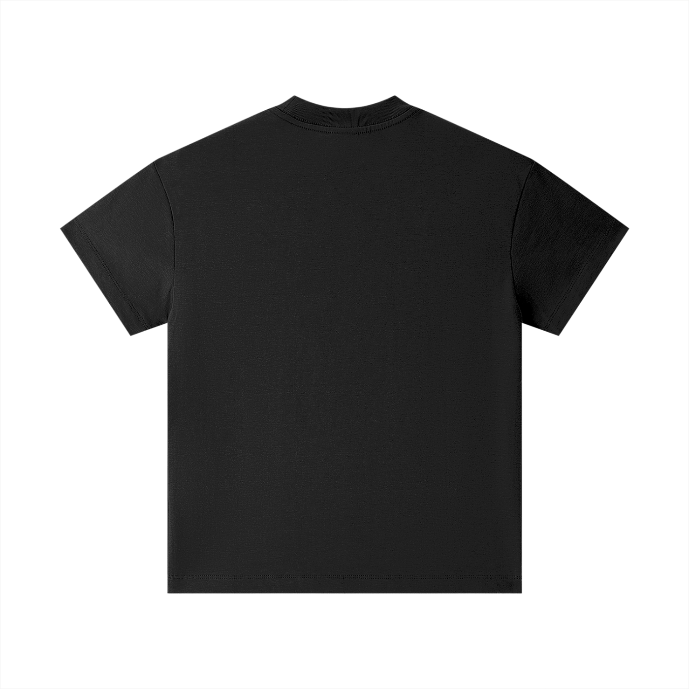 White t-shirt on a white background