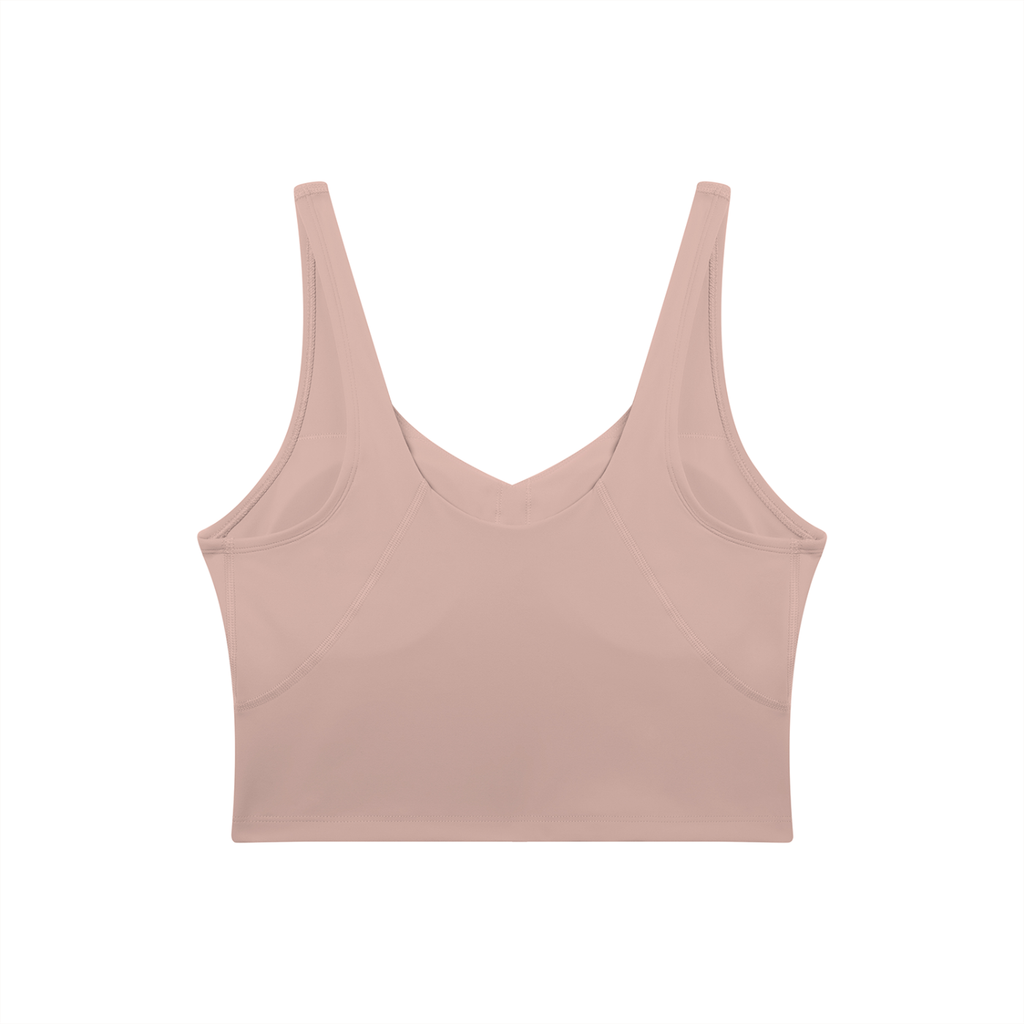 Pink tank top on a white background