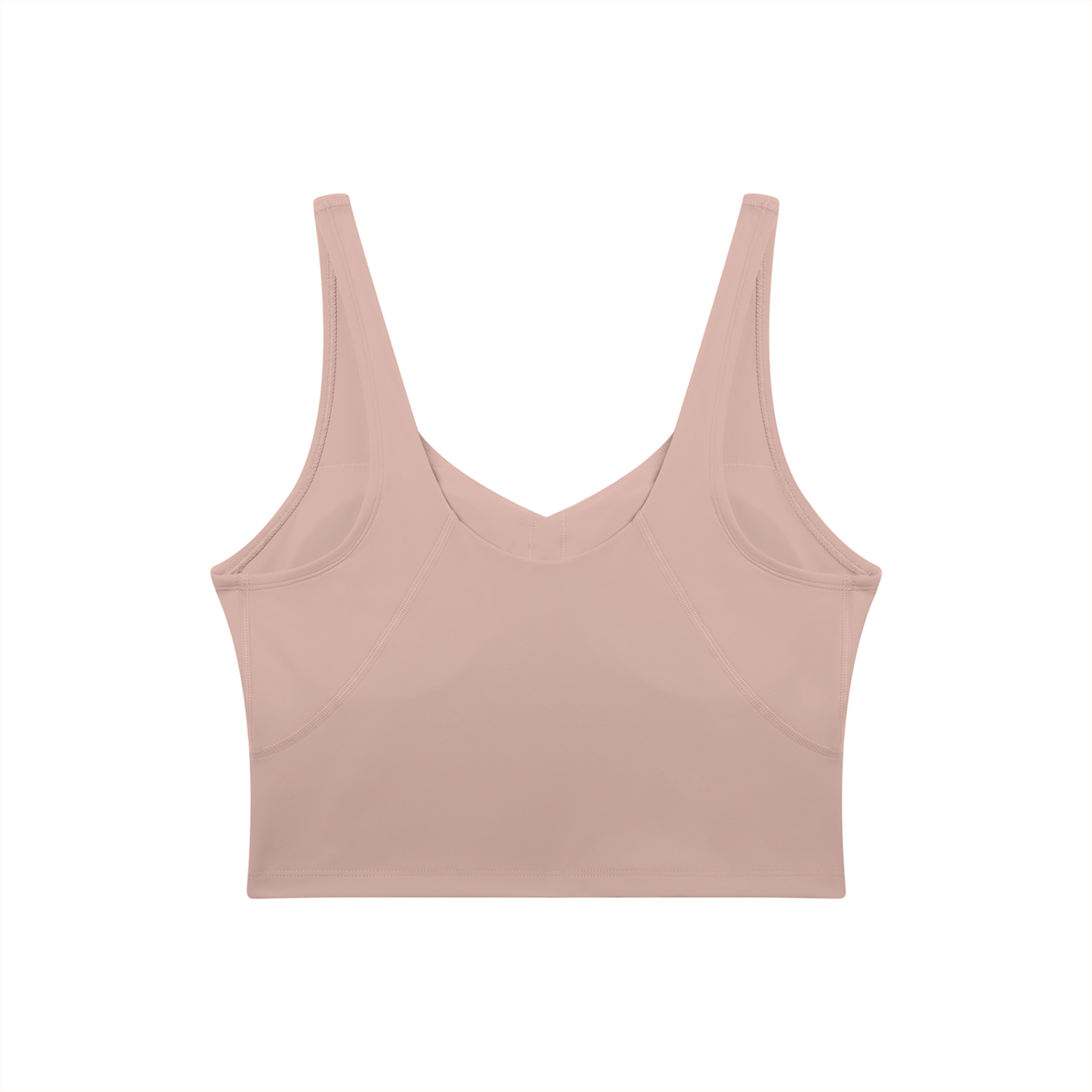 Pink tank top on a white background