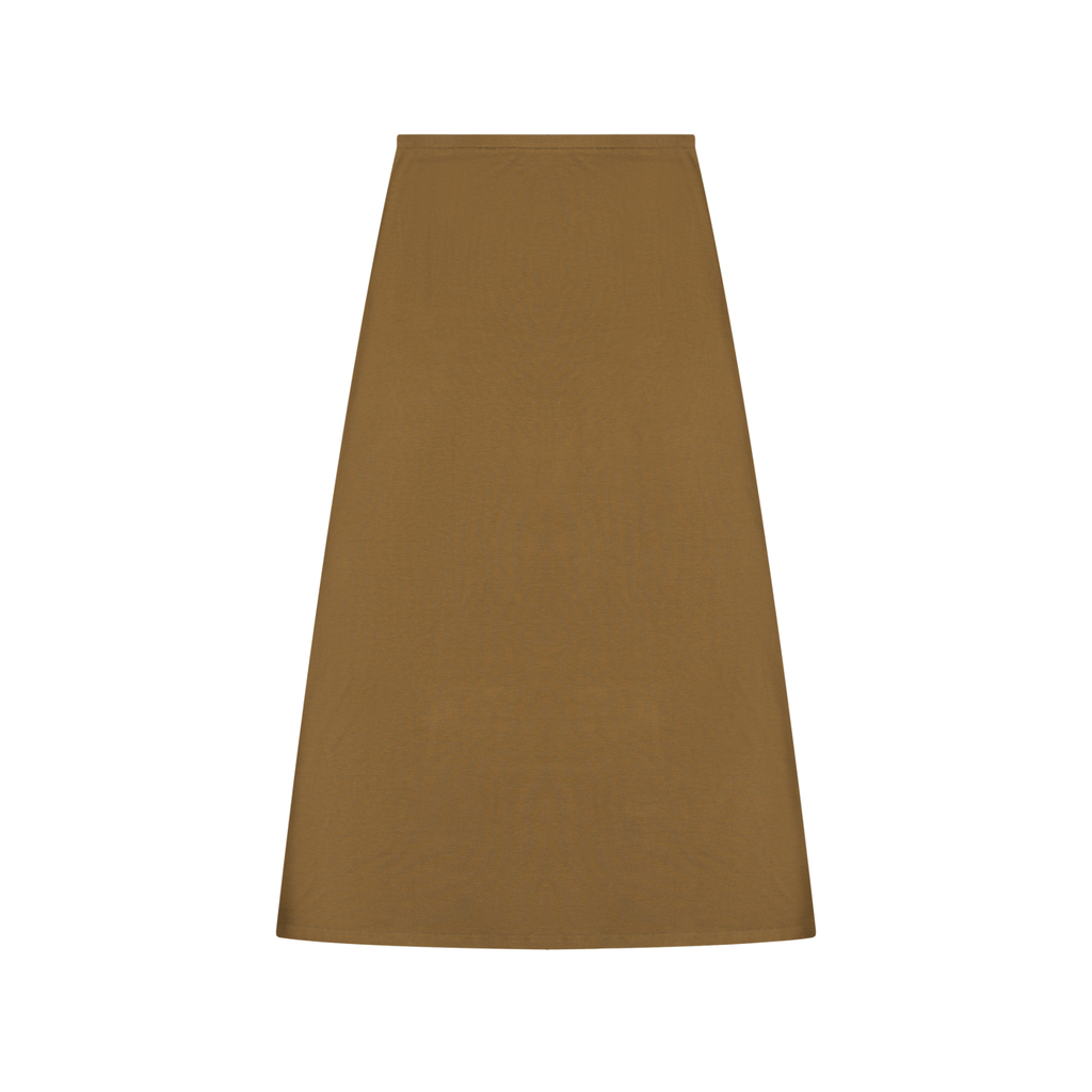 Women's Slim Thick Solid Color Knit Maxi Skirt