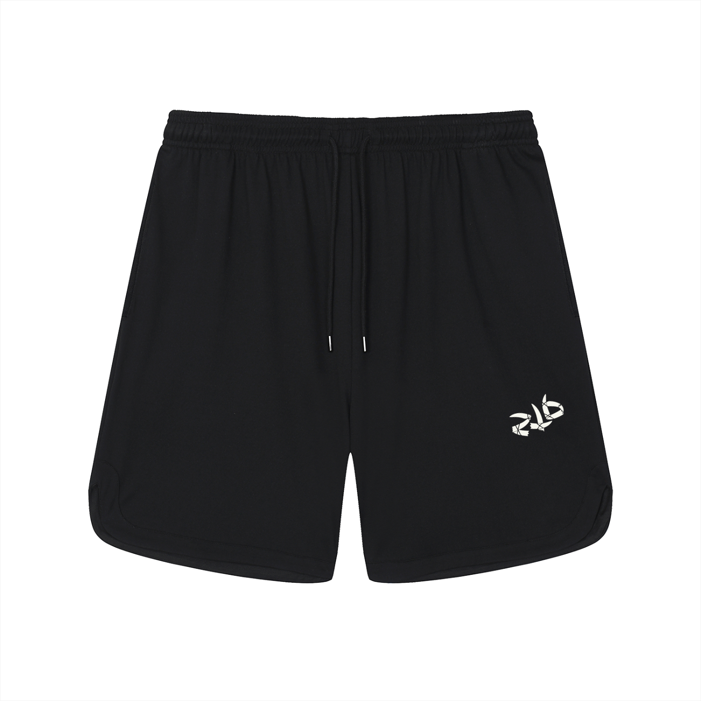 Mesh-Lined Ivory Quick-Dry Performance Shorts