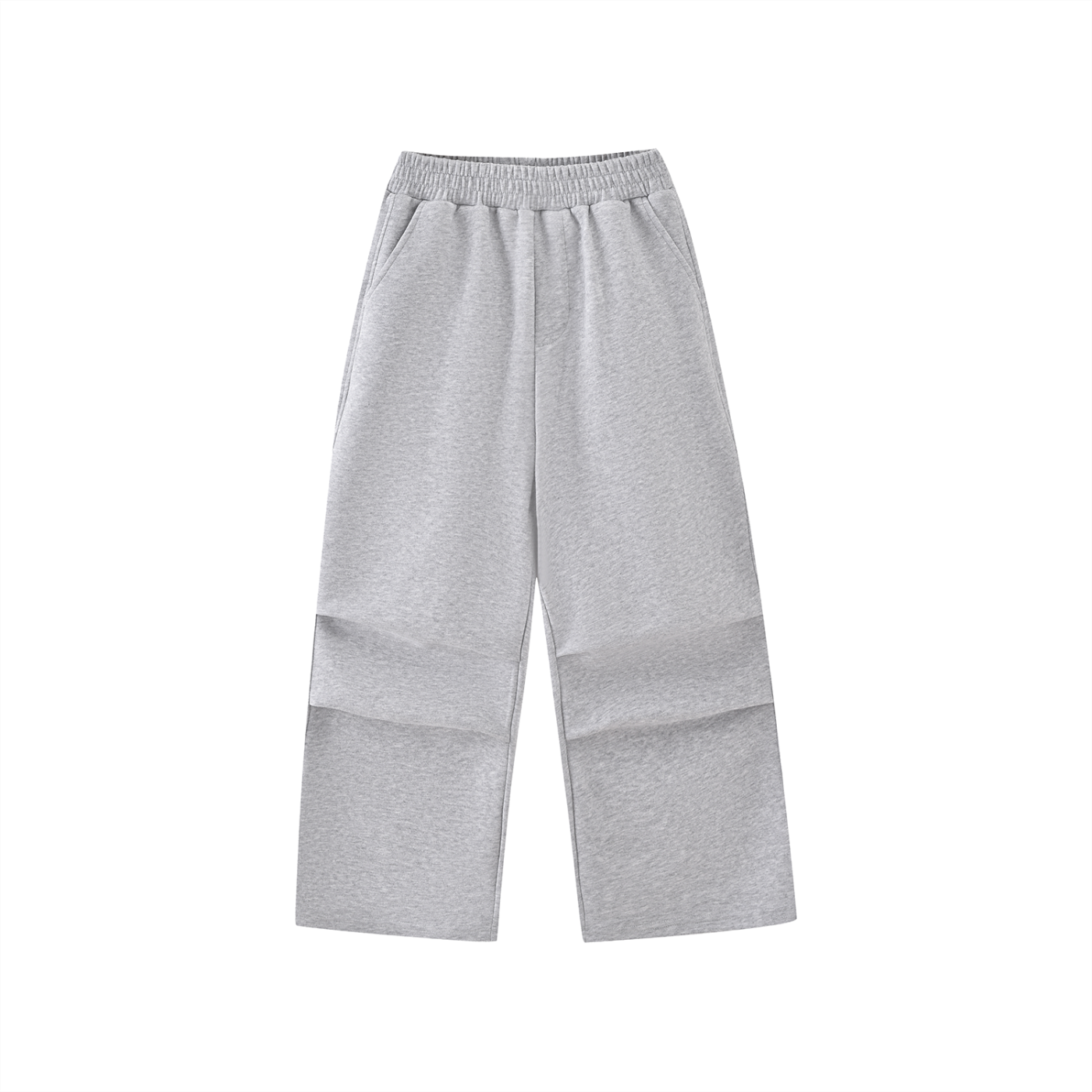 Gray sweatpants on a white background