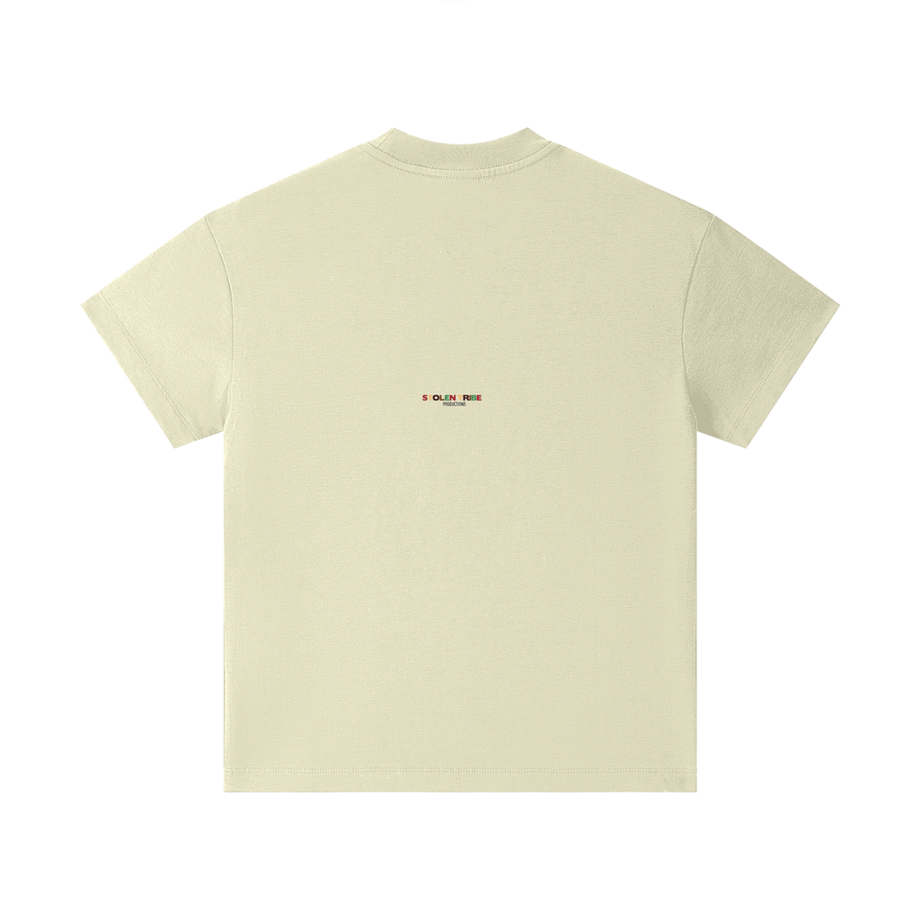 Beige t-shirt on a white background