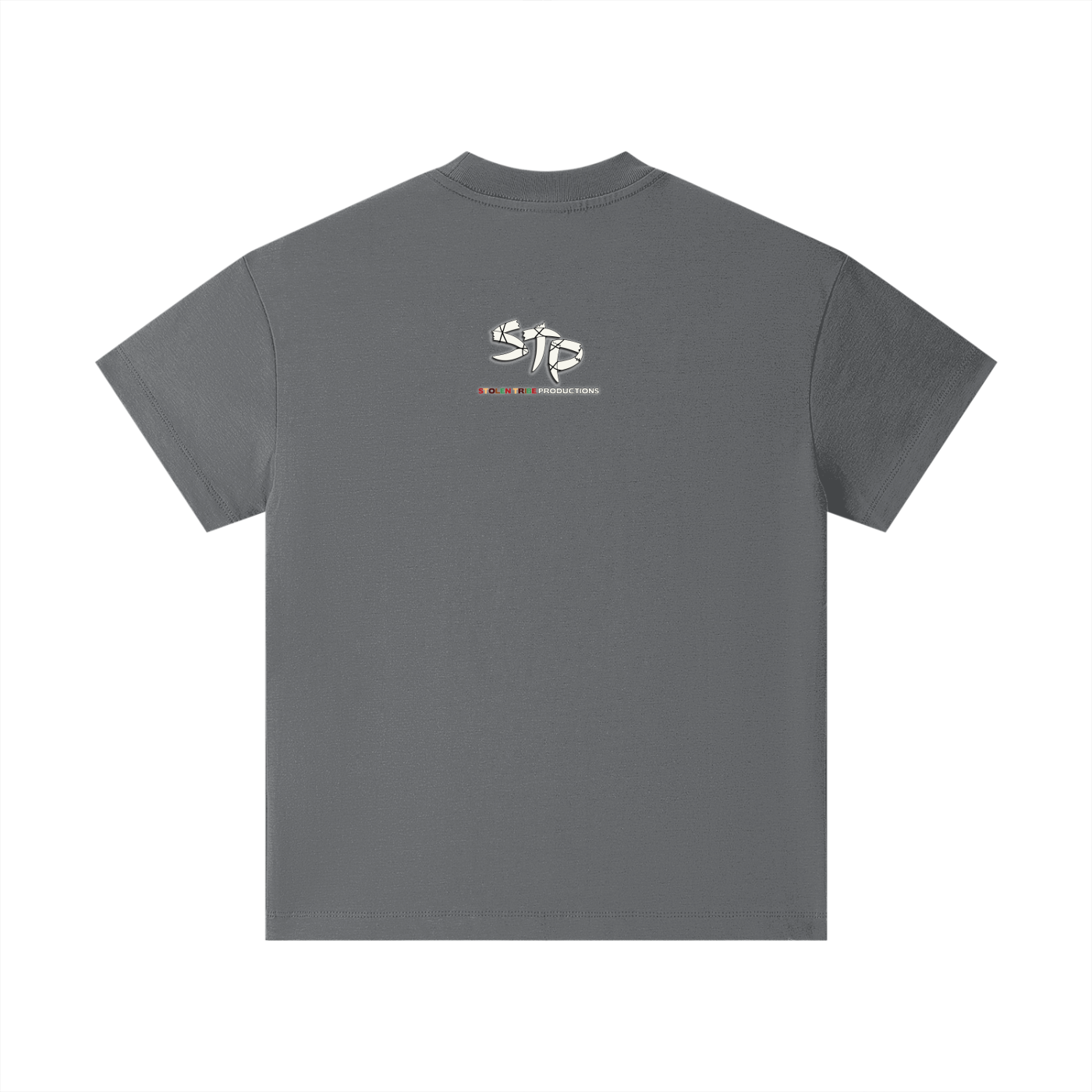 White t-shirt on a white background