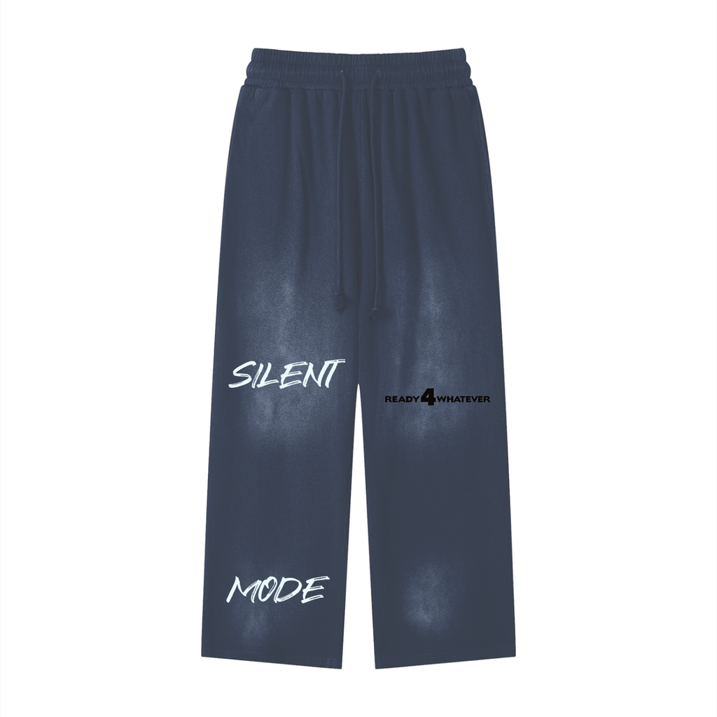 Effortless Athleisure Pure Cotton Handcrafted Monkey Wash Loose fit Sweatpants