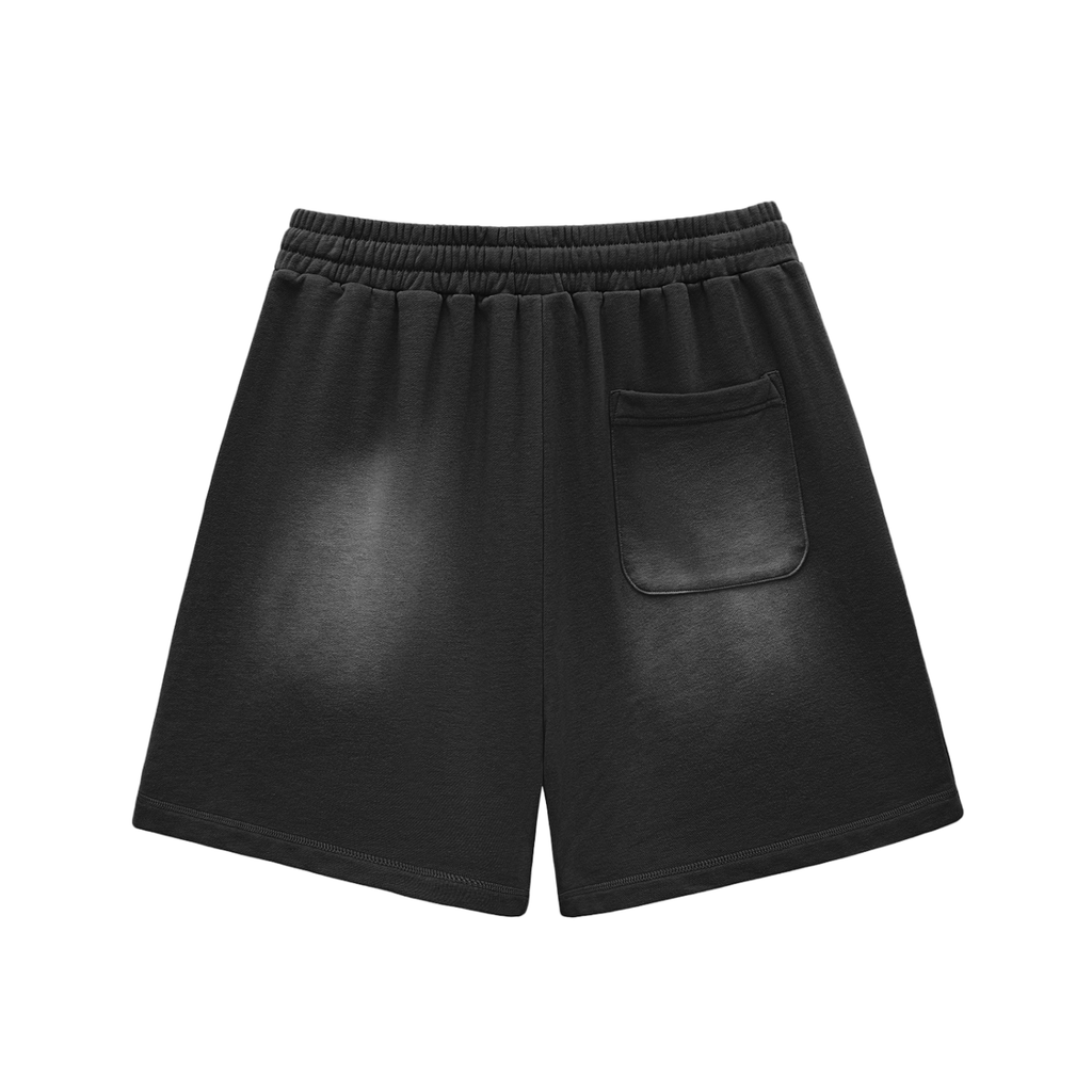 D-Hi Sun Fade Raw Edge Cotton Shorts