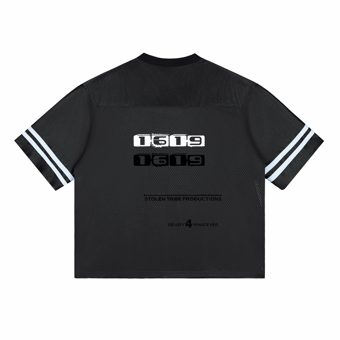 BlaKk America Taped Mesh Jersey T-Shirt