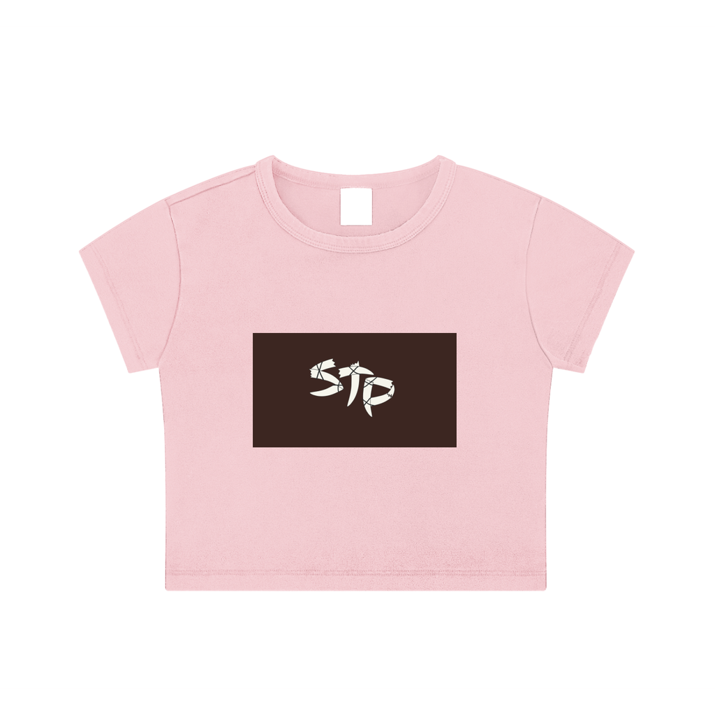 Pink Matter Snow Washed Crop Top