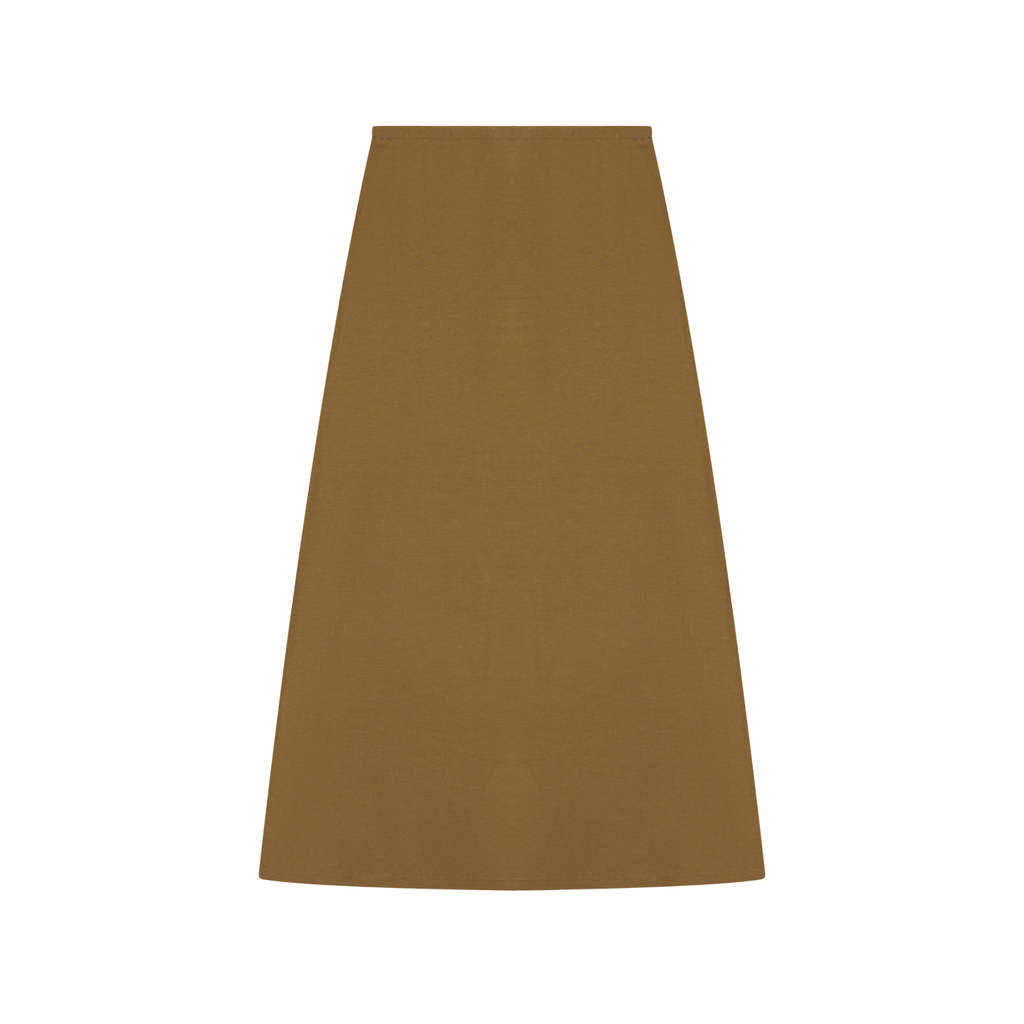 Women's Slim Thick Solid Color Knit Maxi Skirt